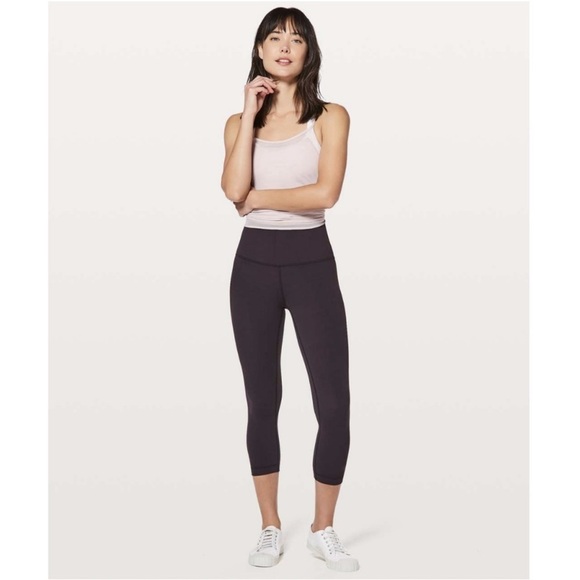 Lululemon Align Crop Leggings Deep Phantom Purple - Picture 2 of 13